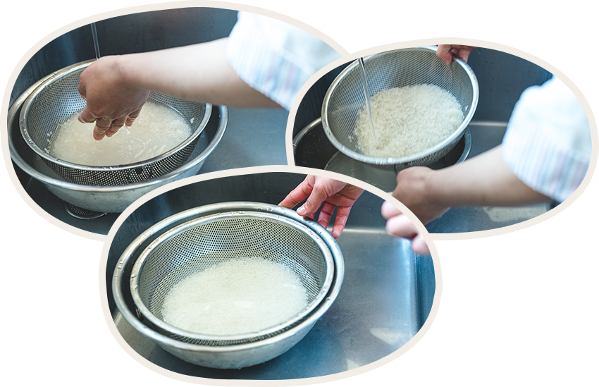 フェイスファーム お米のとぎ方